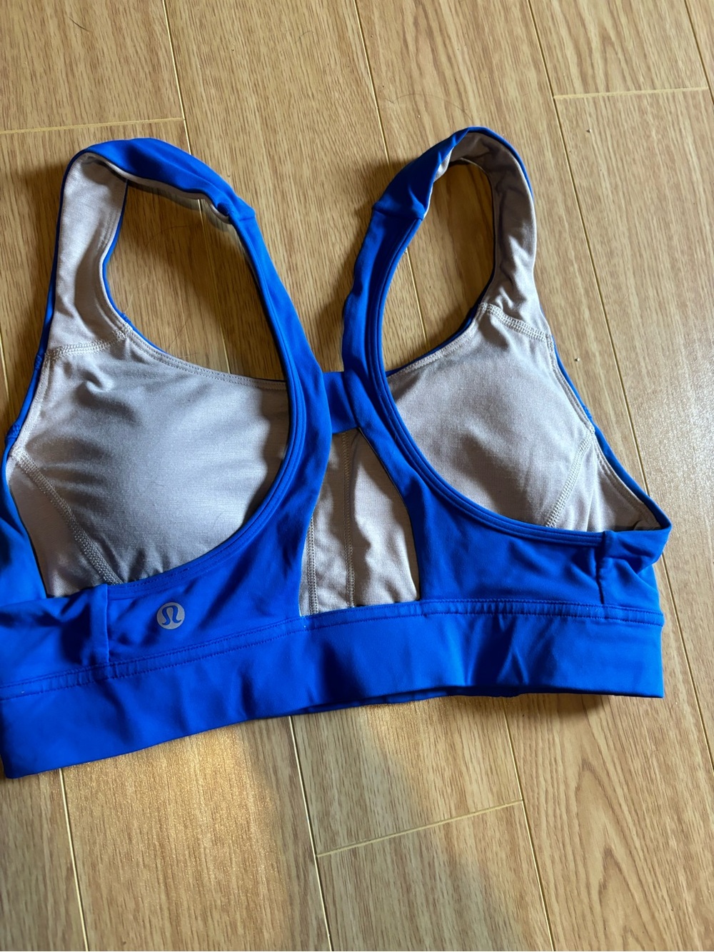 lululemon athletica Cobalt Blue Racerback Sports Bra